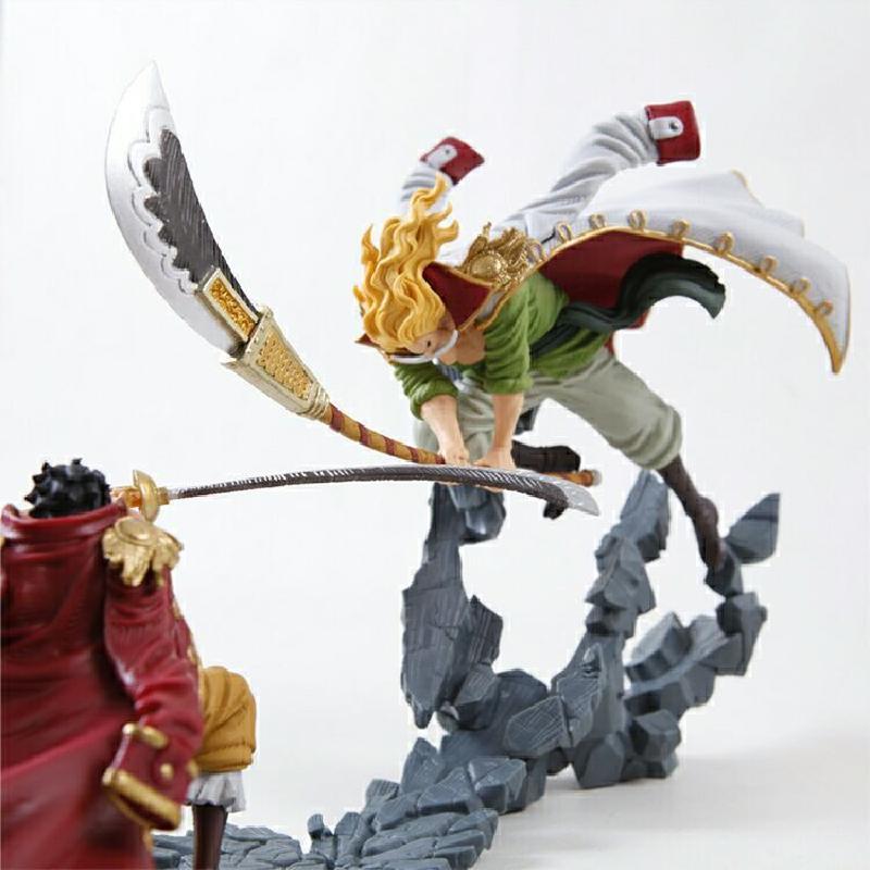 Novelty Games Anime One Piece Action Figure Edward Newgate Vs Gol D Roger Duel Collection Souvenirs Model Toy Birthday Gift For Boys Girls