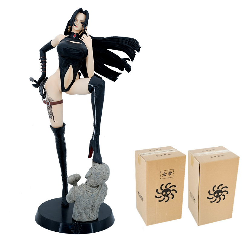 Novelty Games Anime One Piece Boa Hancock Large Action Figure Sexy 40cm Statue Gk Model Figurines Toys Christmas Gift Collector Decorations