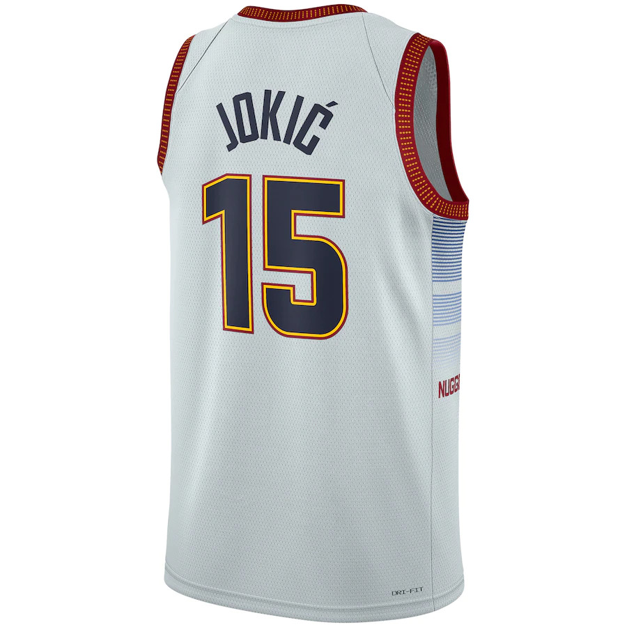 DEN Basketball Jerseys Jokic Nugget Aaron Gordon Jamal Murray Michael Porter jr Russell Westbrook Christian Braun Peyton Watson Dario Saric Custom Cit