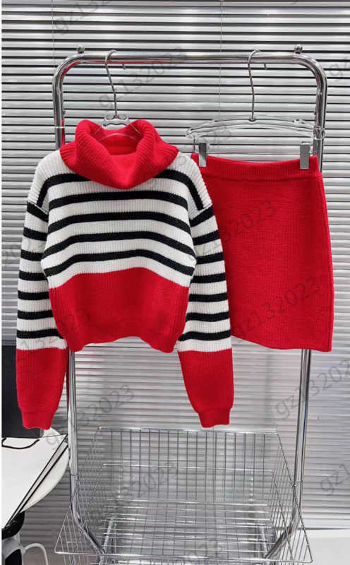 Women Two Piece Dresses Contrasting Colors Striped High Collar Warm Short Knitted Sweater Elastic Waist Slim Bag Hip Skirt Womens Clothing 1970, 16
Women Two Piece Dresses Contrasting Colors Striped High Collar Warm Short Knitted Sweater Elastic Waist Slim Bag Hip Skirt Womens Clothing 1970, 16