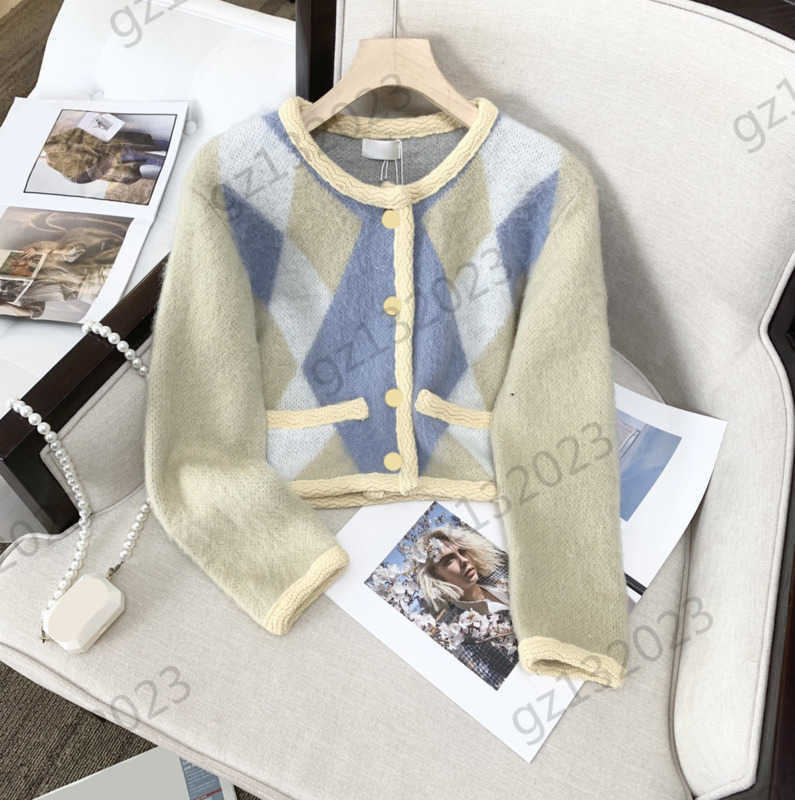 Womens Sweaters Contrasting Colors Diamond Check Print Button Knit Cardigan Threaded Edge Crewneck Long Sleeves Casual Knitwear Literary Style Women Clothes 1970, 11
Womens Sweaters Contrasting Colors Diamond Check Print Button Knit Cardigan Threaded Edge Crewneck Long Sleeves Casual Knitwear Literary Style Women Clothes 1970, 11