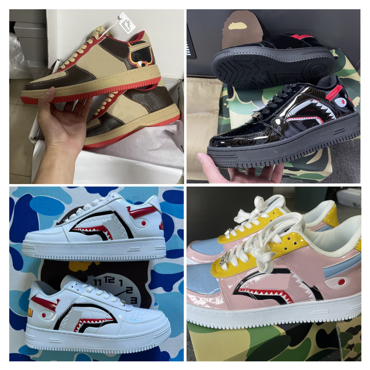 Bapess Sneakers Sta Casual Shoes Designer Men Women Sk8 Skate Sneaker Camo Stars Skateboard Sneaker Fashion Size 35-45, Color 3
Bapess Sneakers Sta Casual Shoes Designer Men Women Sk8 Skate Sneaker Camo Stars Skateboard Sneaker Fashion Size 35-45, Color 3