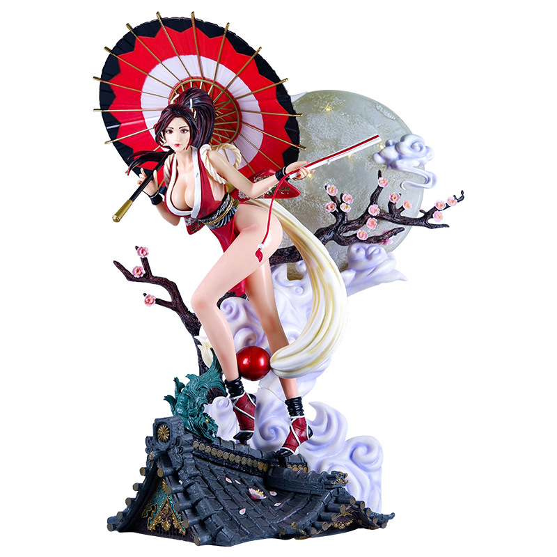 Novelty Games Anime Game Sexy Girl Mai Shiranui Action Figure 60cm Pvc Gk Statue Figurines Christmas Gift Toys