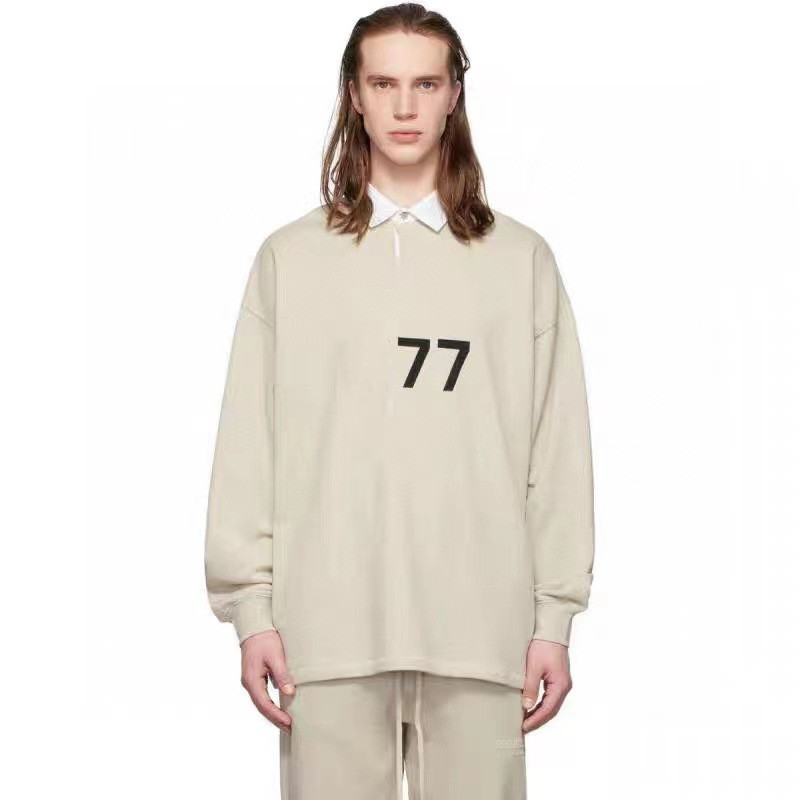 High Street Loose Digital Floating Shirt Long Sleeve Sweater Men's Closing Trend Style Couple