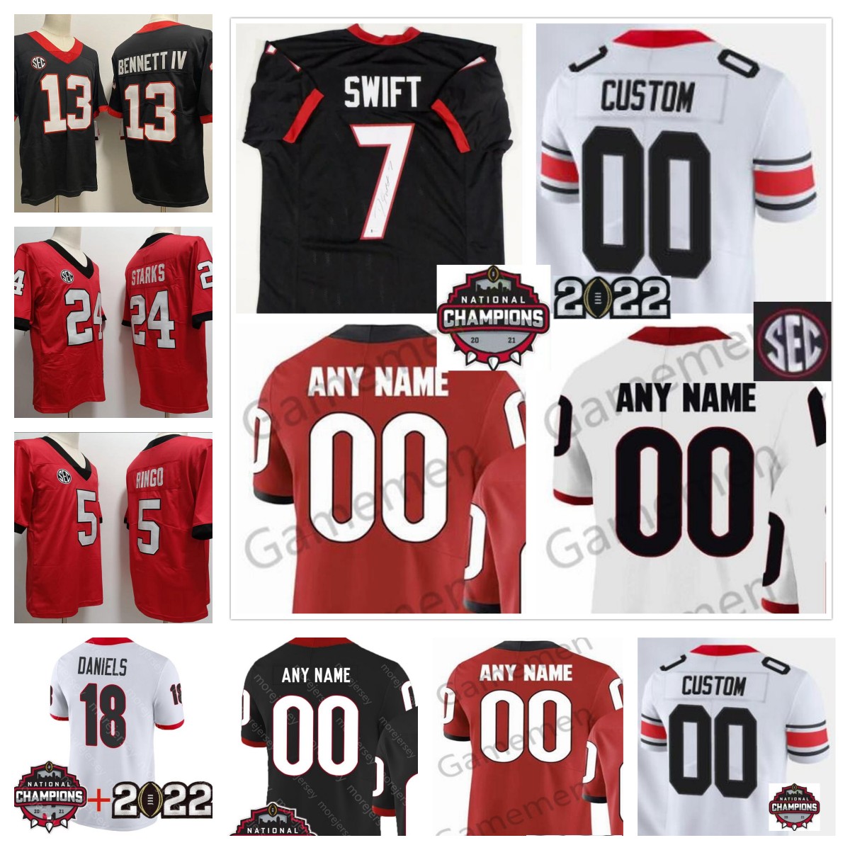 Kelee Ringo Football Jersey NCAA College Herschel Walker Stetson Bennett IV Malaki Starks Brock Bowers collin drake Jackson Muschamp mens women youth jerseys, Black with 2 patch
Kelee Ringo Football Jersey NCAA College Herschel Walker Stetson Bennett IV Malaki Starks Brock Bowers collin drake Jackson Muschamp mens women youth jerseys, Black with 2 patch
