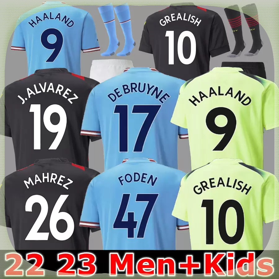 HAALAND soccer jersey 22 23 DE BRUYNE PHILLIPS MANS CITIES GREALISH STERLING FERRAN MAHREZ MANCHESTERS FODEN 2022 2023 football shirt uniforms men kids kit sets, 22 23 away adult epl
HAALAND soccer jersey 22 23 DE BRUYNE PHILLIPS MANS CITIES GREALISH STERLING FERRAN MAHREZ MANCHESTERS FODEN 2022 2023 football shirt uniforms men kids kit sets, 22 23 away adult epl