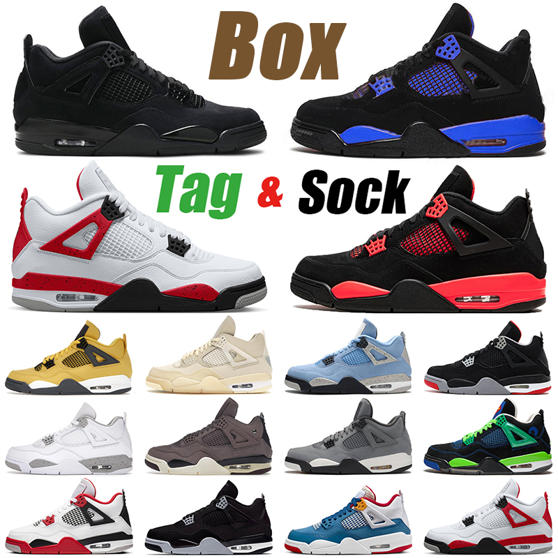 Jumpman 4 4s Retro Mens Basketball Shoes Military Black Cat Canvas 4 University Blue Red Thunder Cactus Jack 4 4s Men Women Trainers Sports Sneakers, 40-47 thunder
Jumpman 4 4s Retro Mens Basketball Shoes Military Black Cat Canvas 4 University Blue Red Thunder Cactus Jack 4 4s Men Women Trainers Sports Sneakers, 40-47 thunder