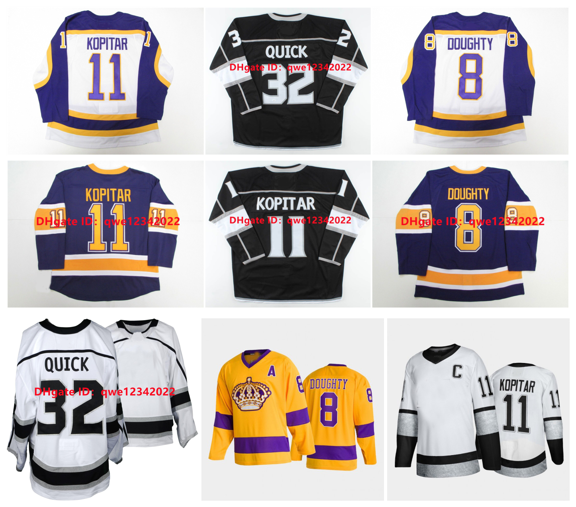 Los Angeles Anze Kopitar Hockey Jersey Kings Alex Iafallo Drew Doughty Kevin Fiala Viktor Arvidsson Trevor Moore Gabriel Vilardi Adrian Kempe Matt Roy Wayne Gretzky, Men
Los Angeles Anze Kopitar Hockey Jersey Kings Alex Iafallo Drew Doughty Kevin Fiala Viktor Arvidsson Trevor Moore Gabriel Vilardi Adrian Kempe Matt Roy Wayne Gretzky, Men