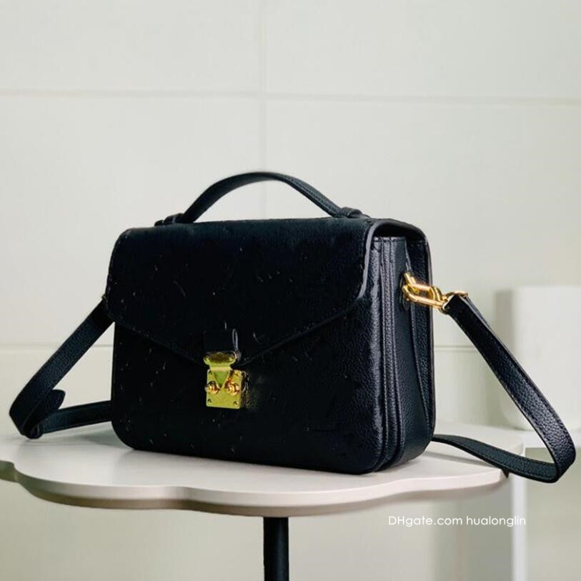 Designer Women Bag Handbag shoulder bags woman Cross body fashion flower with date code serial number embossed patterns, 40780 black
Designer Women Bag Handbag shoulder bags woman Cross body fashion flower with date code serial number embossed patterns, 40780 black