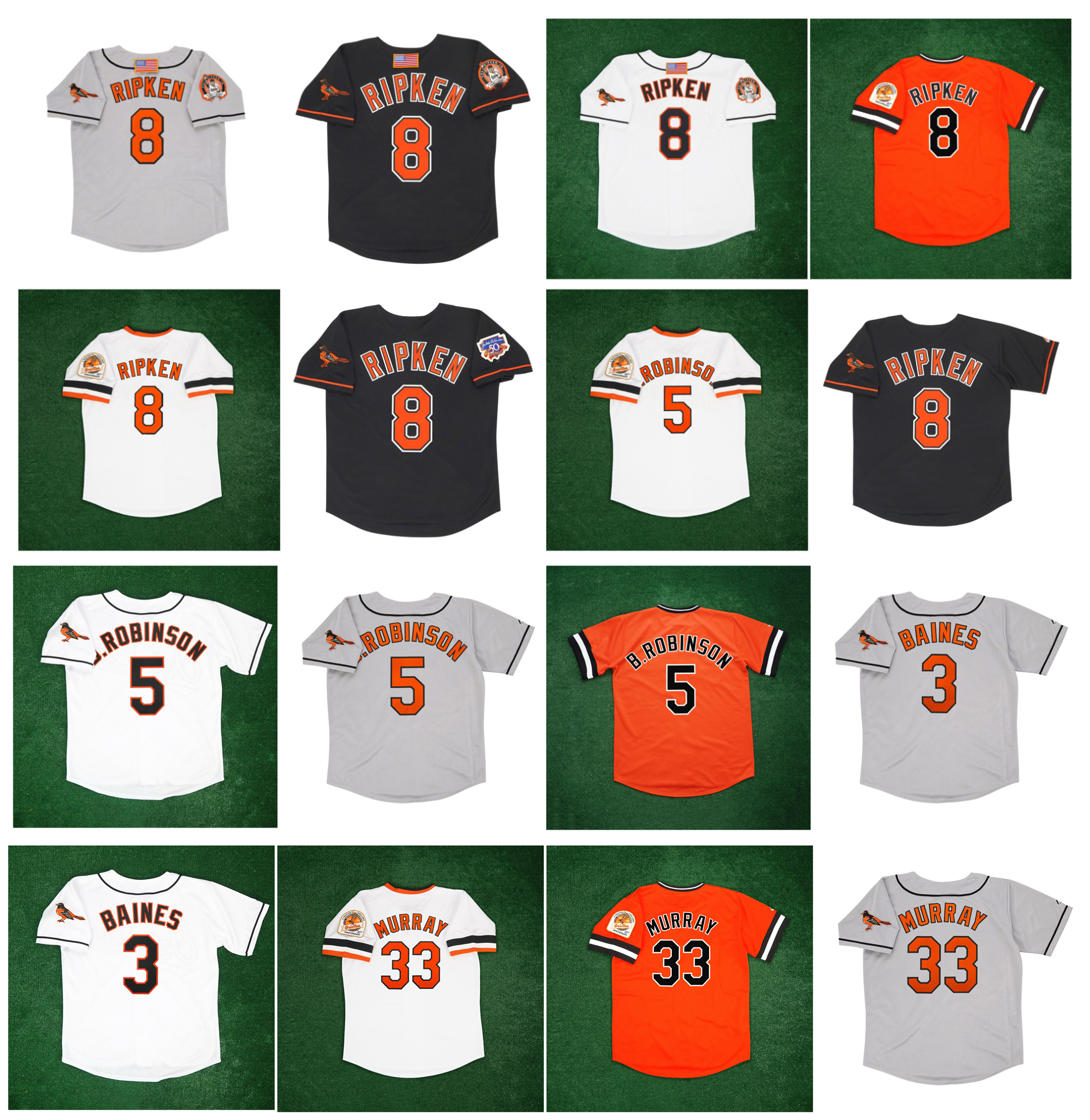 Cal Ripken Jr. 2001 Throwback Orioles Cooperstown Baseball Jersey Brooks Robinson Eddie Murray 1984 30th Harold Baines, As pic
Cal Ripken Jr. 2001 Throwback Orioles Cooperstown Baseball Jersey Brooks Robinson Eddie Murray 1984 30th Harold Baines, As pic