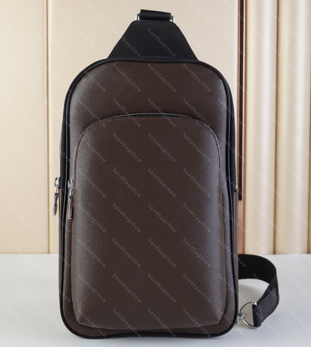 Avenue Sling Bag Luxurys Bumbag Designers Bags Leather Shoulder Bags Cross Body Purse fanny pack Chest pack designer handbags Chest bag Front zip pocket M-46327
