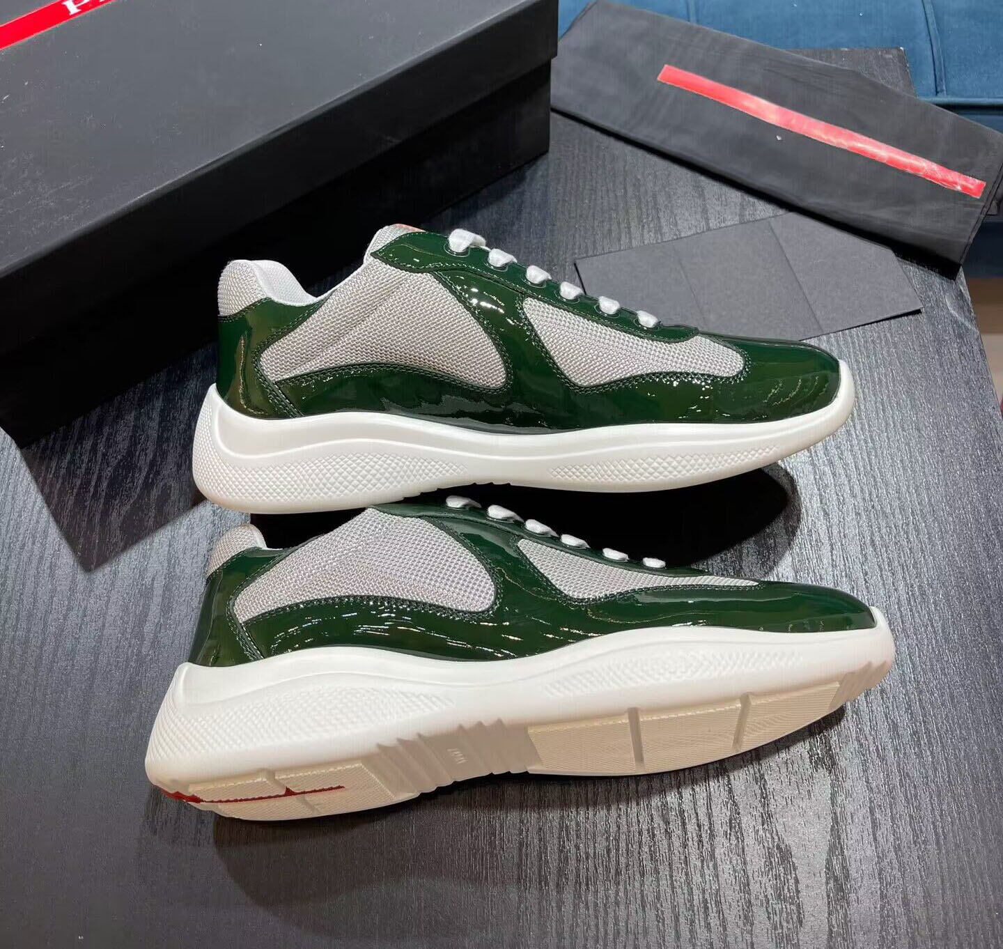Luxury American cup casual shoes low top sneaker mesh PVC patent leather Fashion trainers Americas sneakers Walking Rubber Sole Fabric outdoor 38-46
