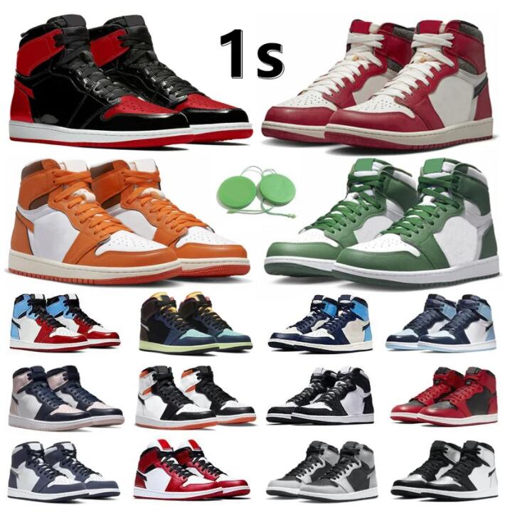 Jumpman 1S Og men women high basketball shoes sneakers dark mocha bred patent heritage hyper royal university blue twist atmosphere high sports chaussures jorden1, 40
Jumpman 1S Og men women high basketball shoes sneakers dark mocha bred patent heritage hyper royal university blue twist atmosphere high sports chaussures jorden1, 40