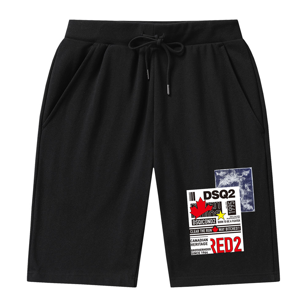 dsq2 shorts Men's summer cotton breathable running training five point shorts Basketball exercise fitness, Black
dsq2 shorts Men's summer cotton breathable running training five point shorts Basketball exercise fitness, Black