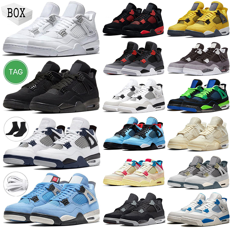 Basketball shoes Jumpman 4 4s With box Midnight Navy Craft Military Black Cat Sail Oreo Bordeaux Cool Grey Fire Red Bred Motorsports Metallic Purple Outdoor sneakers, #35
Basketball shoes Jumpman 4 4s With box Midnight Navy Craft Military Black Cat Sail Oreo Bordeaux Cool Grey Fire Red Bred Motorsports Metallic Purple Outdoor sneakers, #35