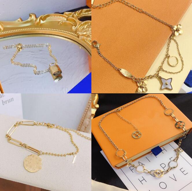 20style New Style Bracelets Women Bangle Luxury Designer Letter Jewelry 18K Gold Plated Stainless steel Wedding Lovers Gift Bangles Wholesale
20style New Style Bracelets Women Bangle Luxury Designer Letter Jewelry 18K Gold Plated Stainless steel Wedding Lovers Gift Bangles Wholesale