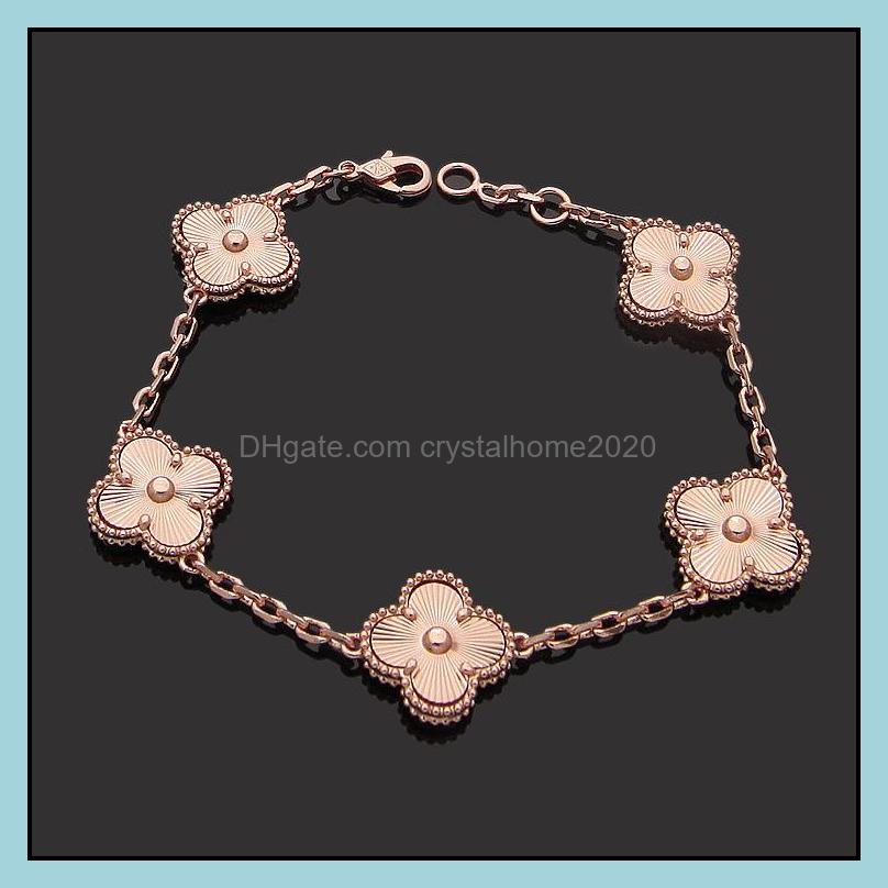 Chain Luxury Designer Link Bracelet Fourleaf Clover Cleef Bracelets Womens Fashion 18K Gold Jewelry Drop Delivery 202 Dh6Zf
Chain Luxury Designer Link Bracelet Fourleaf Clover Cleef Bracelets Womens Fashion 18K Gold Jewelry Drop Delivery 202 Dh6Zf