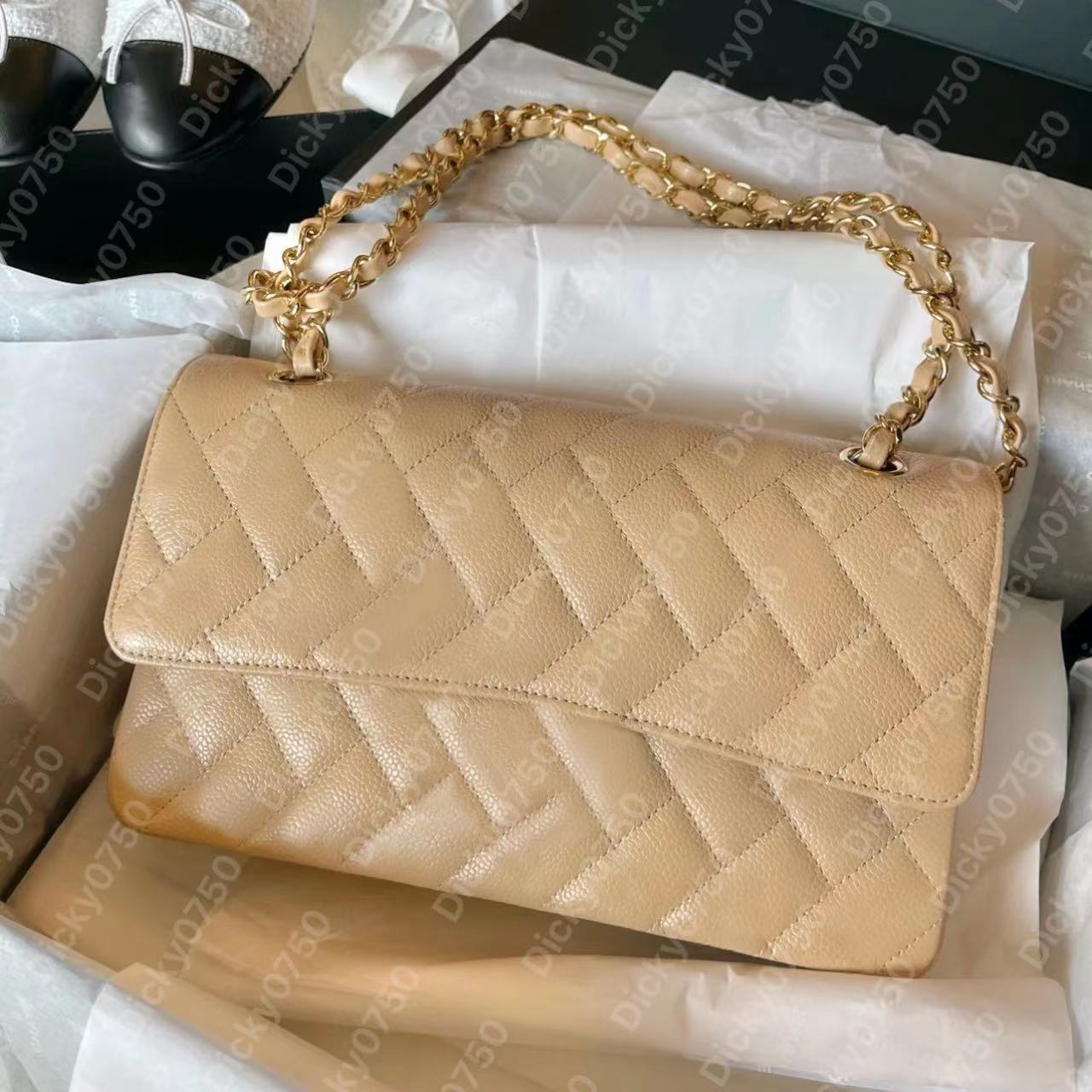 Designer bags purse Women bag Tasche luxury shoulder bag sac de luxe bolsos woc beige Handbag caviar leather classic Flap dicky0750 wallet on chain black Crossbody