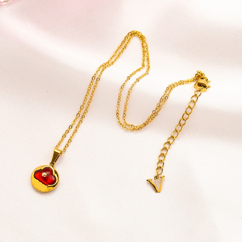 Fashion Designer Pendants Necklace 18k Gold Plated Necklaces Luxury Brand Flower Necklace Womens Multi Color Long Chains Premium Jewelry Accessories With Box
Fashion Designer Pendants Necklace 18k Gold Plated Necklaces Luxury Brand Flower Necklace Womens Multi Color Long Chains Premium Jewelry Accessories With Box