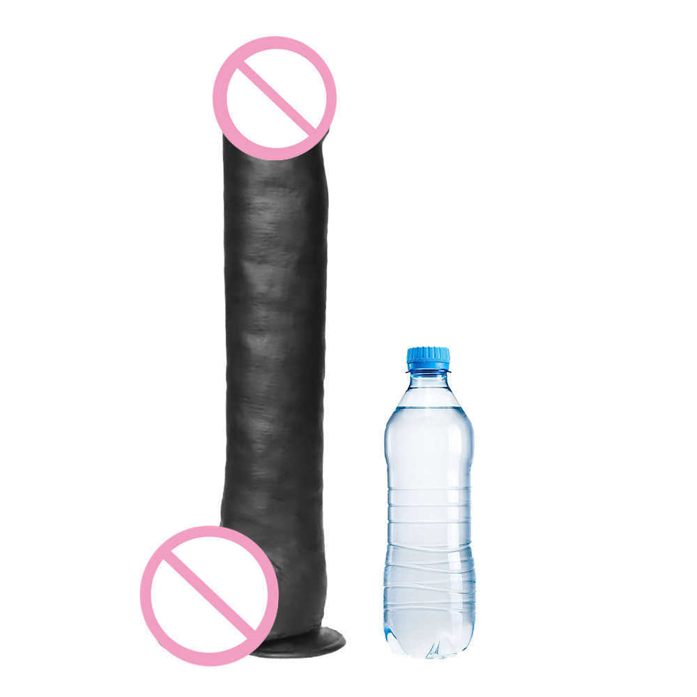 Articles de beauté 16 pouces énormes Dildo XL GODE Sexy Toys Toys Faloimetor for Women Masturbator Penis Glans avec une bite à aspiration Dilldo