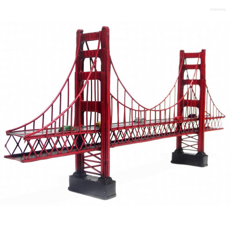 Decorative Figurines Antique Classical Golden Gate Bridge In San Francisco California Model Retro Vintage Metal Crafts For Home Decoration
Decorative Figurines Antique Classical Golden Gate Bridge In San Francisco California Model Retro Vintage Metal Crafts For Home Decoration