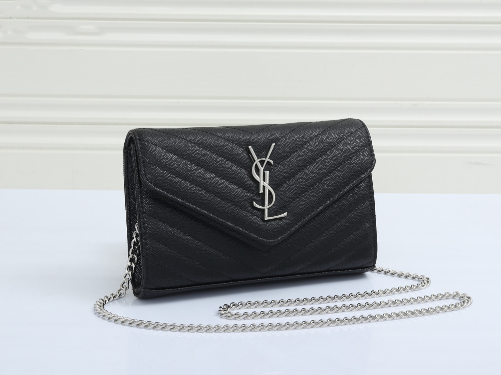 YSL Women LOULOU Bag Handbag Flap Gold Silver Chain Shoulder Bags Luxury Designers Tote Lady Clutch Messenger Evening Crossbody Purse With dust bag