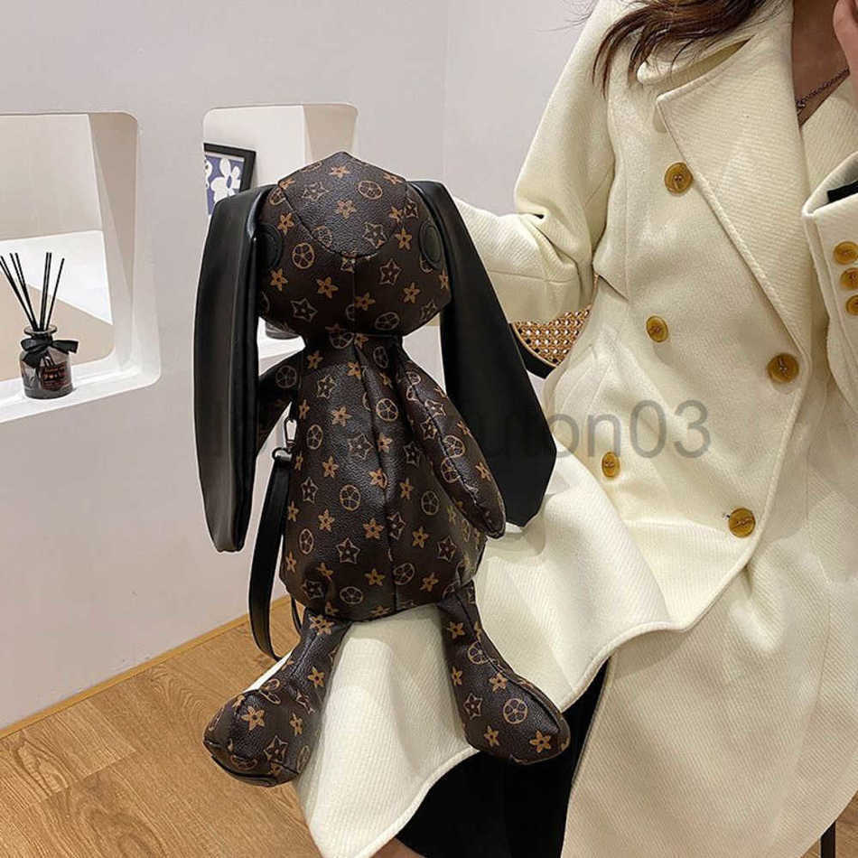 Designer Cute Cartoon Rabbit Bag Old Flower Leather Tote Shoulder Messenger Handbag Mens Womans Luxurious Fashion Street Trend Travel Bag, Check blue
Designer Cute Cartoon Rabbit Bag Old Flower Leather Tote Shoulder Messenger Handbag Mens Womans Luxurious Fashion Street Trend Travel Bag, Check blue