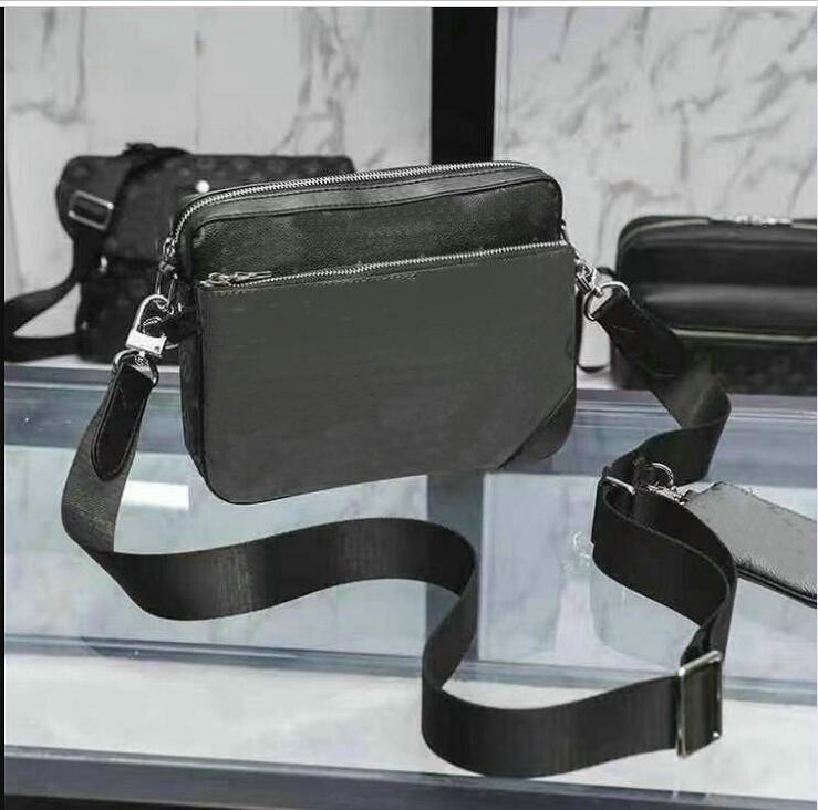 Leather designer bags 3pcs Detachable Trio black Messenger Bags Men Crossbody 3 in 1 Set women Shoulder Bag Handbags Purse Wallet 693#26x5x20cm 
Leather designer bags 3pcs Detachable Trio black Messenger Bags Men Crossbody 3 in 1 Set women Shoulder Bag Handbags Purse Wallet 693#26x5x20cm
