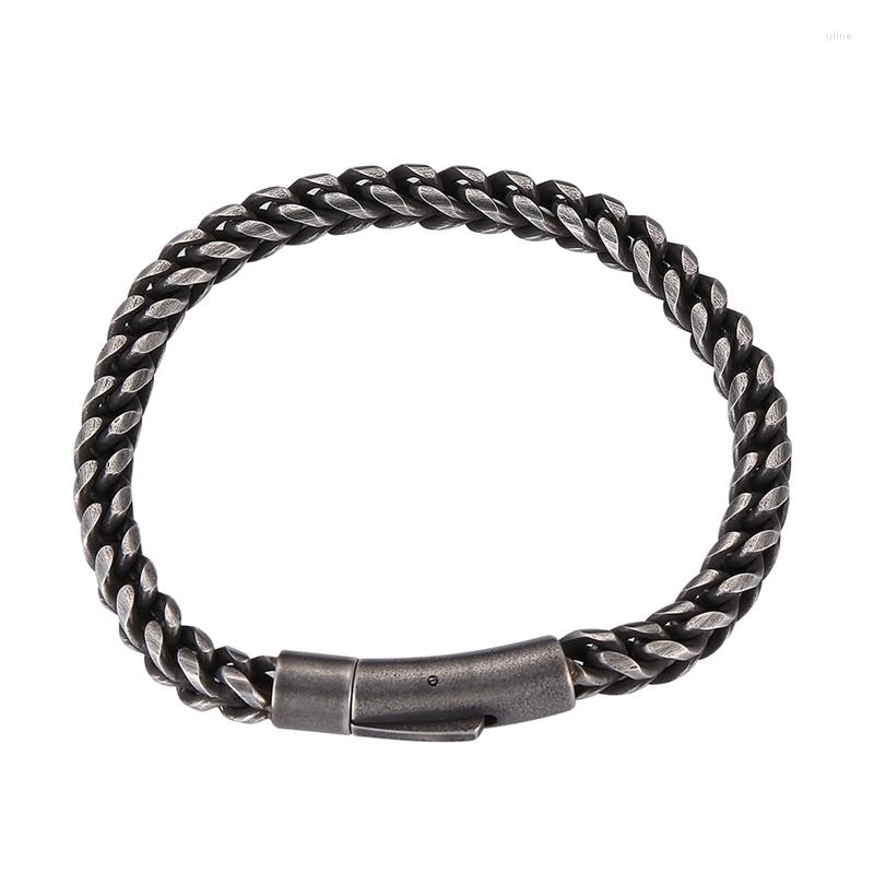Link Bracelets Classic Style Men Bracelet Simple Stainless Steel Curb Cuban Chain Male Wrist Accessories Hand Jewelry Gifts GL0050
Link Bracelets Classic Style Men Bracelet Simple Stainless Steel Curb Cuban Chain Male Wrist Accessories Hand Jewelry Gifts GL0050