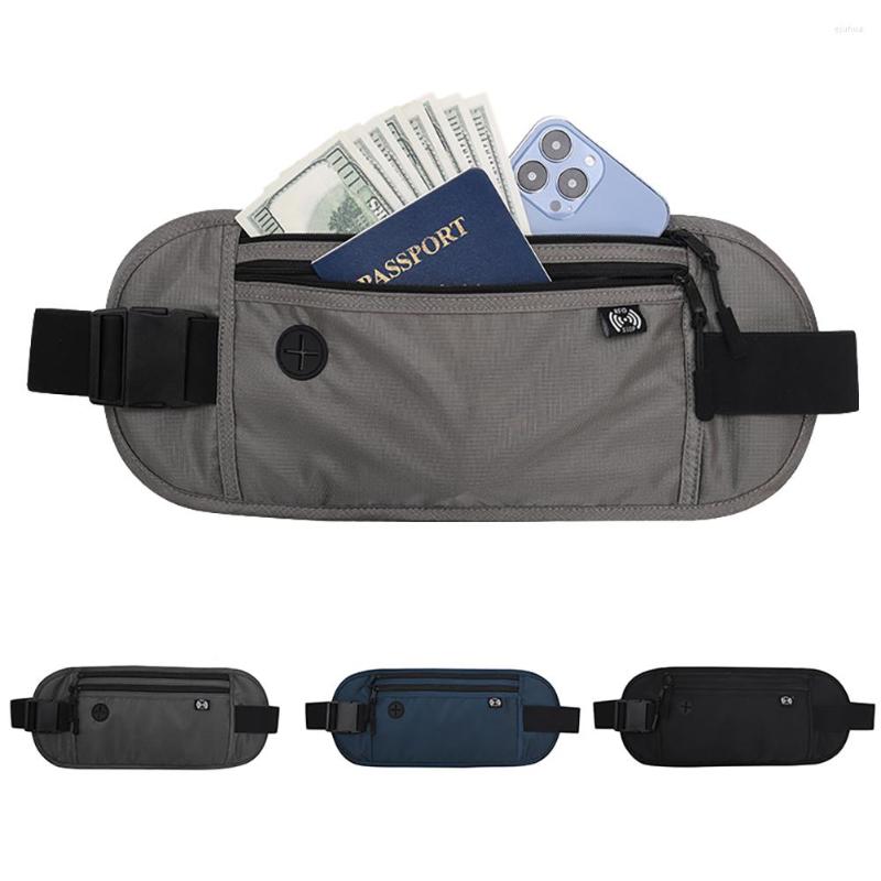 Outdoor Bags Mobile Phone Case Waist Bag Two-layer Zipper Ticket Passport Storage Security Wallet Multifunctional Fanny Pack, Dark blue 
Outdoor Bags Mobile Phone Case Waist Bag Two-layer Zipper Ticket Passport Storage Security Wallet Multifunctional Fanny Pack, Dark blue