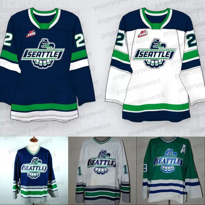 Seattle Thunderbirds Hockey Jersey 5 Kyle Fecho 25 Schmidt 7 Ferone 22 Malgunas 26 Chapman 6 Witt 5 Benke 6 Spiller 22 Clymer 12 Marleau 24, As photo 1
Seattle Thunderbirds Hockey Jersey 5 Kyle Fecho 25 Schmidt 7 Ferone 22 Malgunas 26 Chapman 6 Witt 5 Benke 6 Spiller 22 Clymer 12 Marleau 24, As photo 1