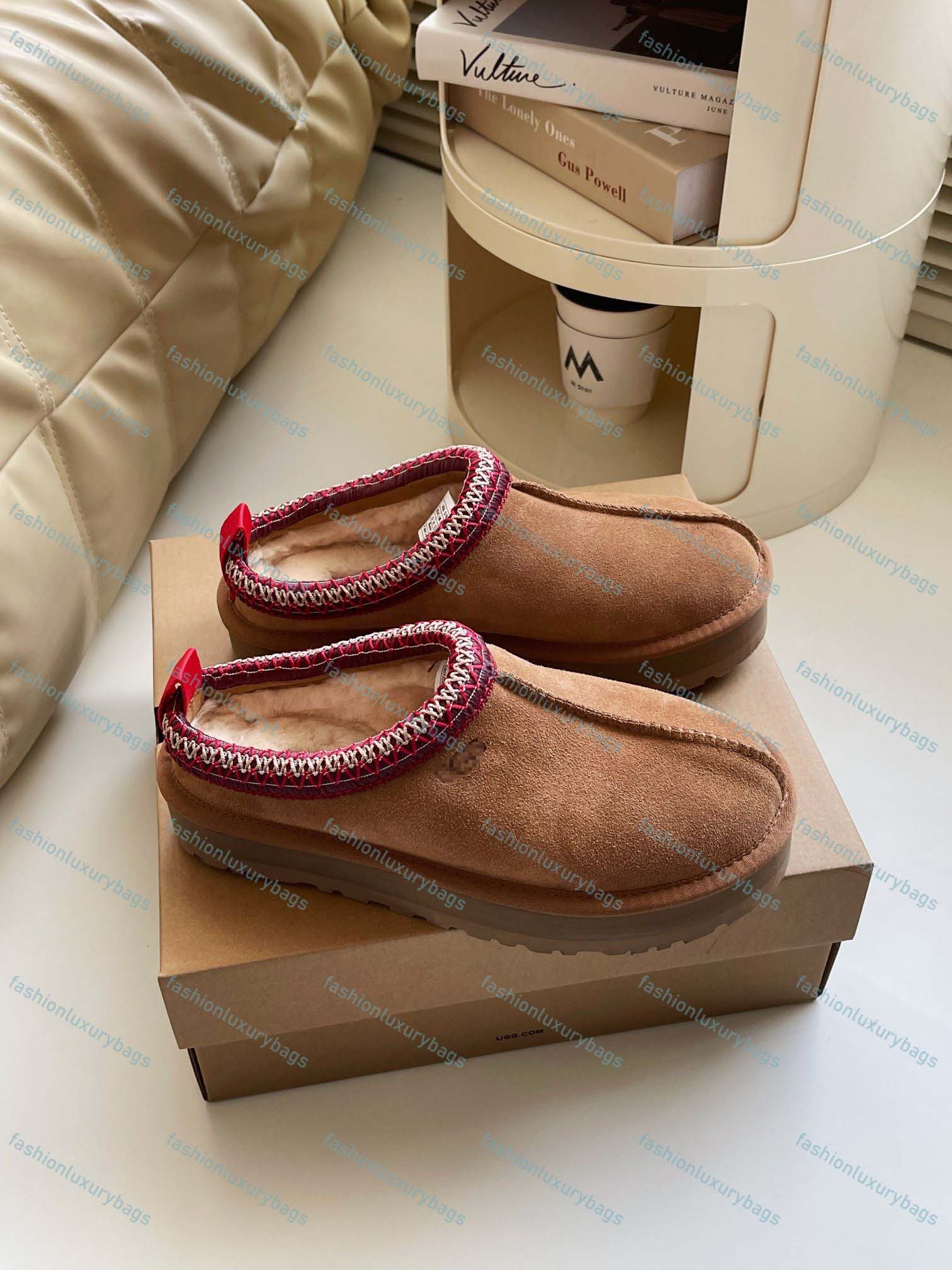 Tasman Slippers Chestnut Fur Slides Sheepskin Shearling Classic Mules Women Ultra Mini Platform Boot Slip-on Shoes Suede Upper Comfort Fall, A22
Tasman Slippers Chestnut Fur Slides Sheepskin Shearling Classic Mules Women Ultra Mini Platform Boot Slip-on Shoes Suede Upper Comfort Fall, A22