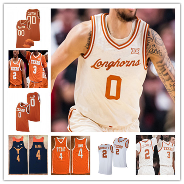 

Texas Longhorns College Basketball Jerseys Marcus Carr Tyrese Hunter Sir'Jabari Rice Timmy Allen Dillon Mitchell Arterio Morris Dylan Disu Bishop Bamba Durant, Man navy