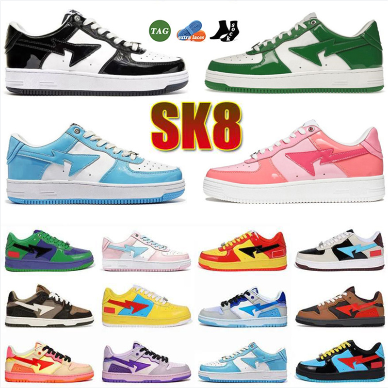 Top Fashion Designer Casual sk8 sta Shoes Men Women Black White Pink ABC Green Orange M2 Camouflage Trainer Sports Platform Sneakers wvhg, Box
Top Fashion Designer Casual sk8 sta Shoes Men Women Black White Pink ABC Green Orange M2 Camouflage Trainer Sports Platform Sneakers wvhg, Box