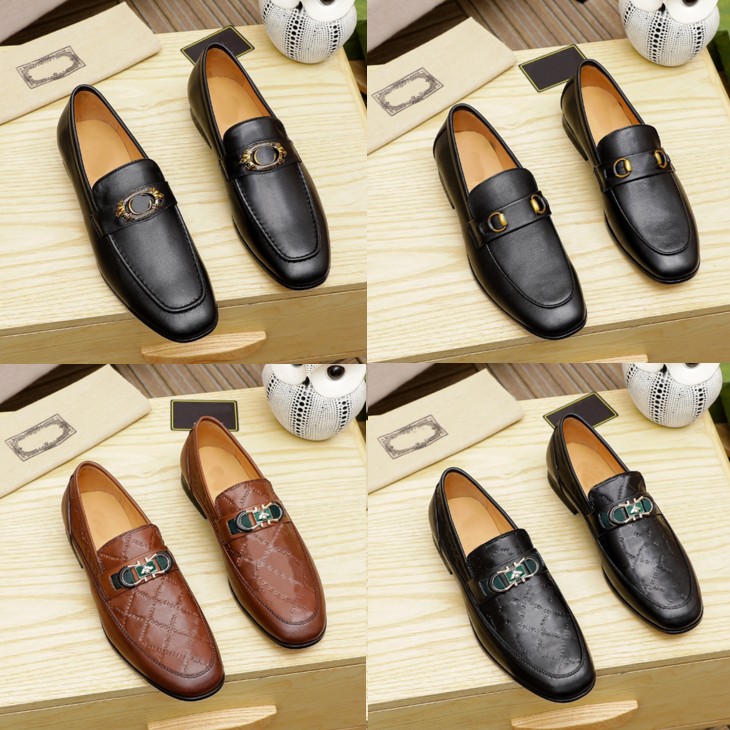 Designers Shoes Men Fashion Loafers Luxurious Genuine Leather Brown black Mens Casual Designer Dress Shoes Slip On Wedding Shoe with box size 38-46, 18
Designers Shoes Men Fashion Loafers Luxurious Genuine Leather Brown black Mens Casual Designer Dress Shoes Slip On Wedding Shoe with box size 38-46, 18