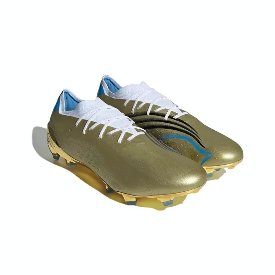 2022 Running shoes designer man Argentina team World Cup Memorial Collection Gift collect Unisex football shoes Gold leyenda FG White blue craftsman high-end 39-45