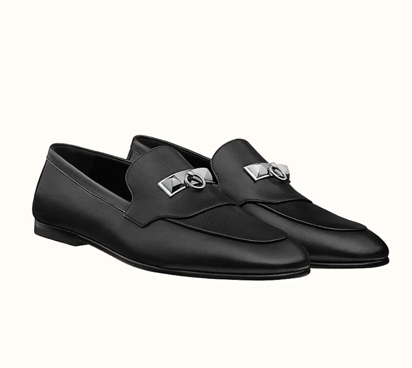 Men dress shoes luxury design business flat black calfskin leather Blaise loafer flat mens wedding party oxford flats low heel 39-46
Men dress shoes luxury design business flat black calfskin leather Blaise loafer flat mens wedding party oxford flats low heel 39-46