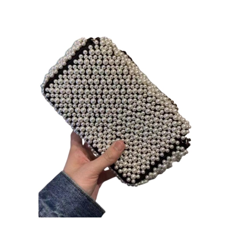 AAAAA Luxury Designer bag Classic Beads latest color women Pearl Shoulder bags chain handbag leather womens Cross body handbags Versatile temperament Artwork, Black1
AAAAA Luxury Designer bag Classic Beads latest color women Pearl Shoulder bags chain handbag leather womens Cross body handbags Versatile temperament Artwork, Black1