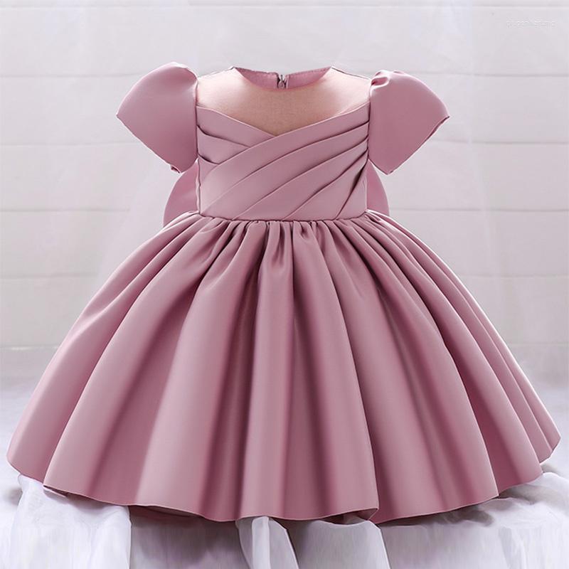 Girl Dresses Borns Toddler Clothing Baptism Princess Party Costume Baby Clothes Pageant Big Bow 1st Birthday Dress For Short Sleeve, White
Girl Dresses Borns Toddler Clothing Baptism Princess Party Costume Baby Clothes Pageant Big Bow 1st Birthday Dress For Short Sleeve, White