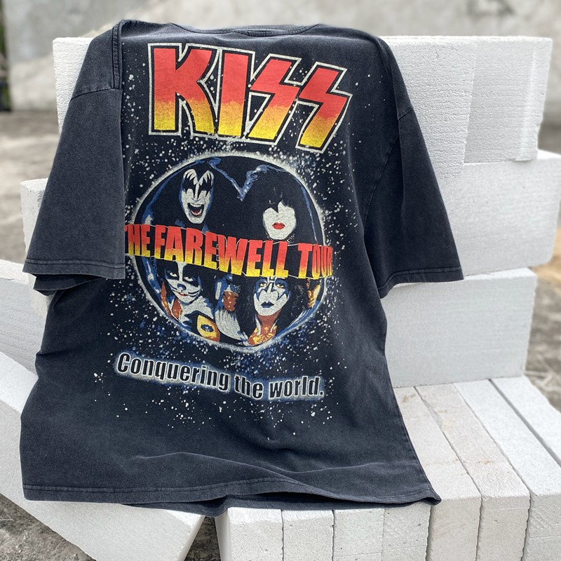 Kiss Metal Rock Band T shirts Plus Size Men T-shirts Retro Distressed Heavy Cotton Tops Man Vintage Oversized T-shirt Streetwear Tee Youth Tees Acid Wash Short Sleeves, Customize
Kiss Metal Rock Band T shirts Plus Size Men T-shirts Retro Distressed Heavy Cotton Tops Man Vintage Oversized T-shirt Streetwear Tee Youth Tees Acid Wash Short Sleeves, Customize