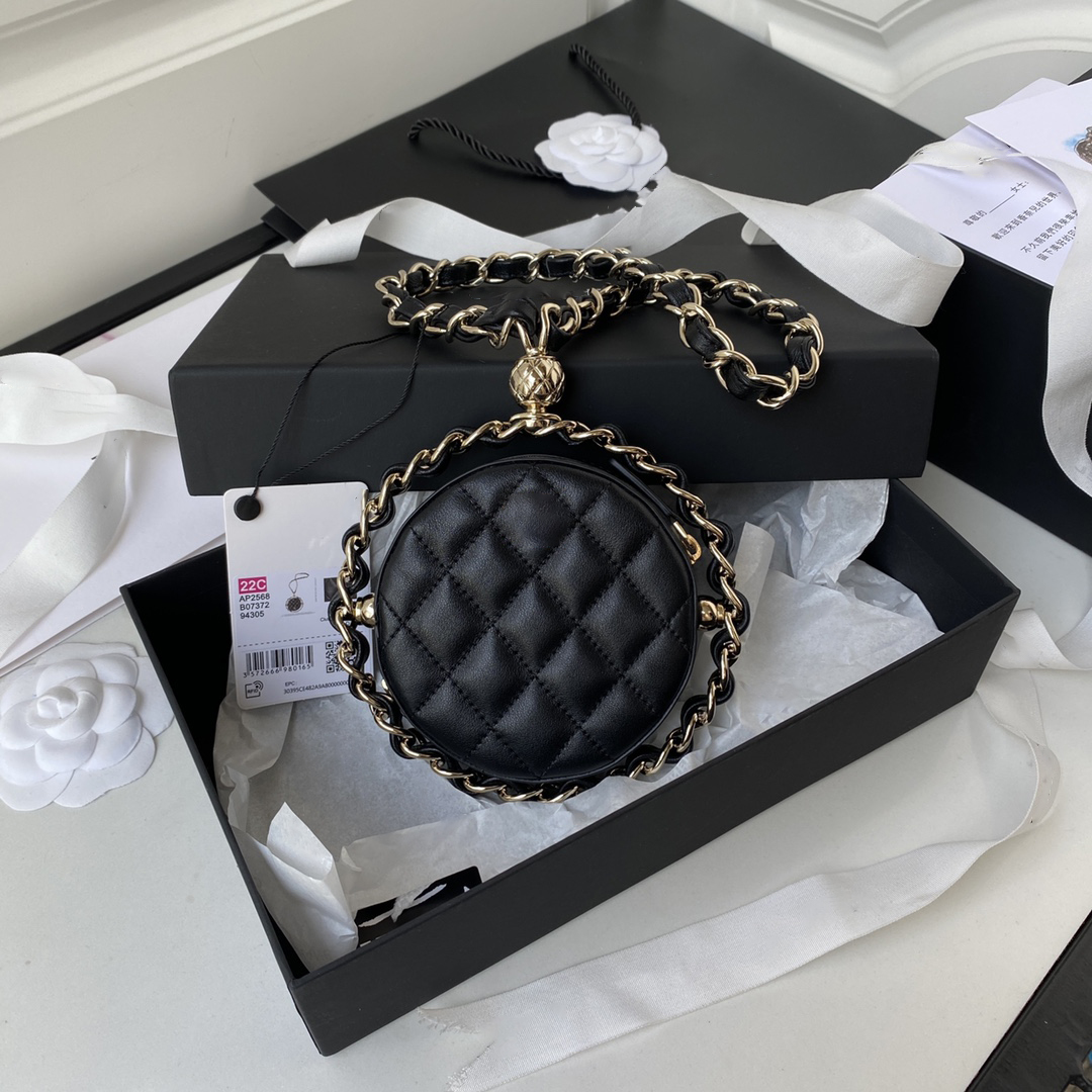 Luxury Channel Lambskin mini Round Bag Vintage Real leather Bag 7A Premium Camera Classic Handbag Designer Women's Men's Purse Famous Handbag Tote Shoulder clutch bag, Black
Luxury Channel Lambskin mini Round Bag Vintage Real leather Bag 7A Premium Camera Classic Handbag Designer Women's Men's Purse Famous Handbag Tote Shoulder clutch bag, Black