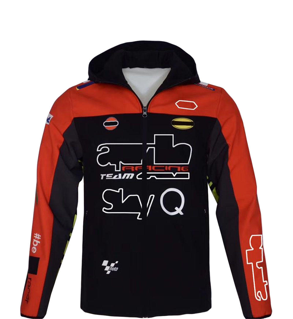 2023 winter plus cotton sweater jacket racing suit locomotive windbreaker warm custom style XL free shipping