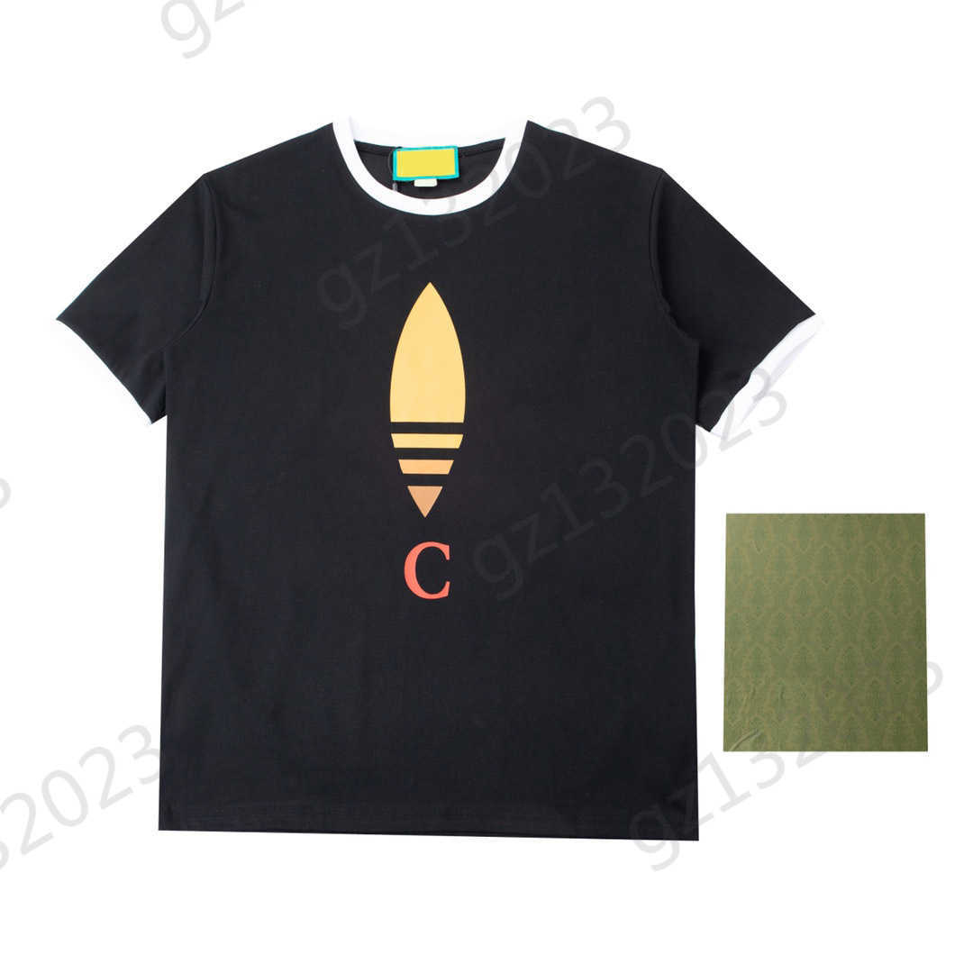 Womens T-shirts Logo Printing Crew Neck Short Sleeve T-shirt Contrasting Colors Edges Loose Joker Tees Luxury Brand Spring Autumn Women Clothes
Womens T-shirts Logo Printing Crew Neck Short Sleeve T-shirt Contrasting Colors Edges Loose Joker Tees Luxury Brand Spring Autumn Women Clothes