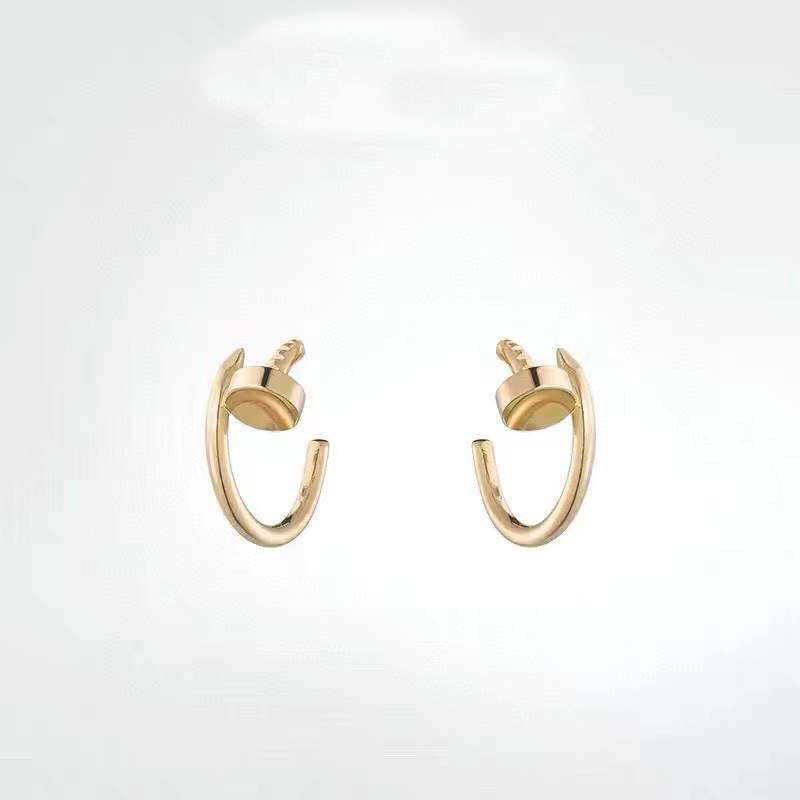 Fashion titanium steel nails Stud earrings for mens and women gold silver jewelry for lovers couple rings gift NRJ
Fashion titanium steel nails Stud earrings for mens and women gold silver jewelry for lovers couple rings gift NRJ