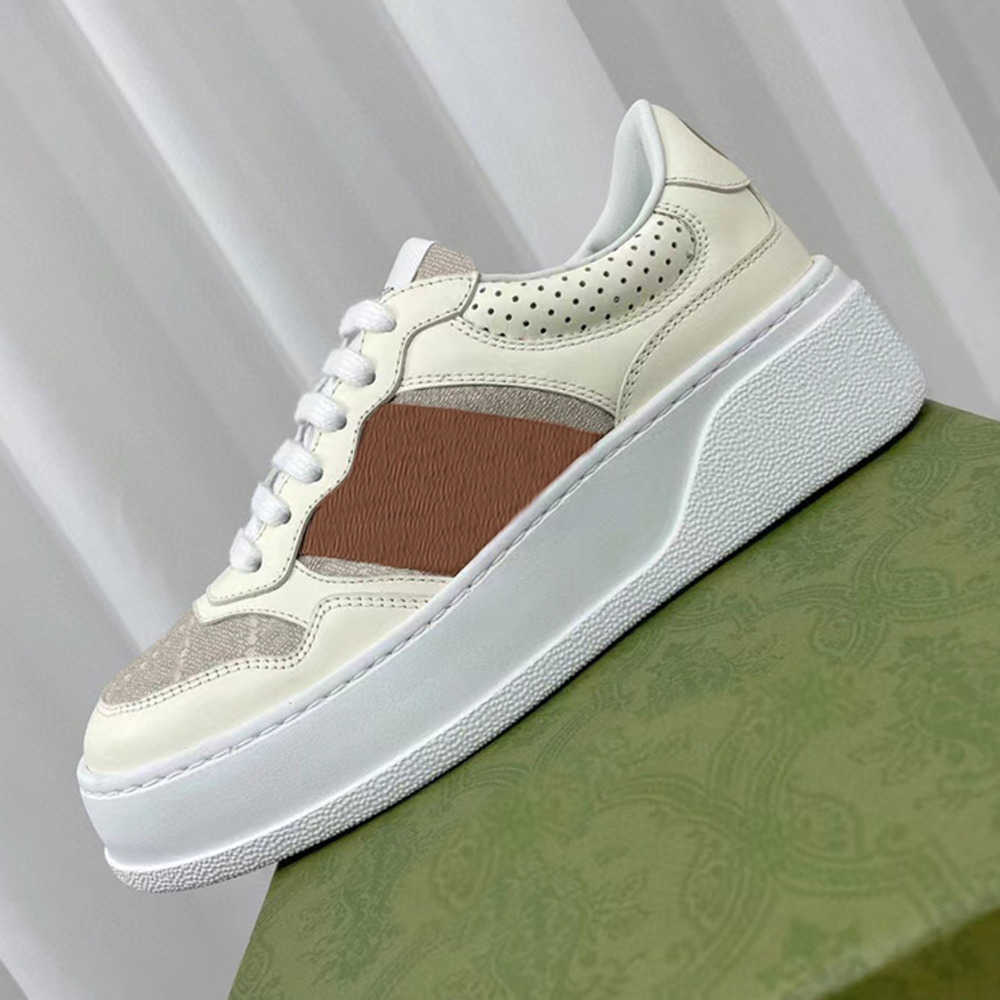Casual Shoes Sneakers Shoes Printed Embossed Thick Bottom White Women Men Men Leather Trainers Green And Red Stripe Chunky Canvas Shoe With Box NO334
Casual Shoes Sneakers Shoes Printed Embossed Thick Bottom White Women Men Men Leather Trainers Green And Red Stripe Chunky Canvas Shoe With Box NO334