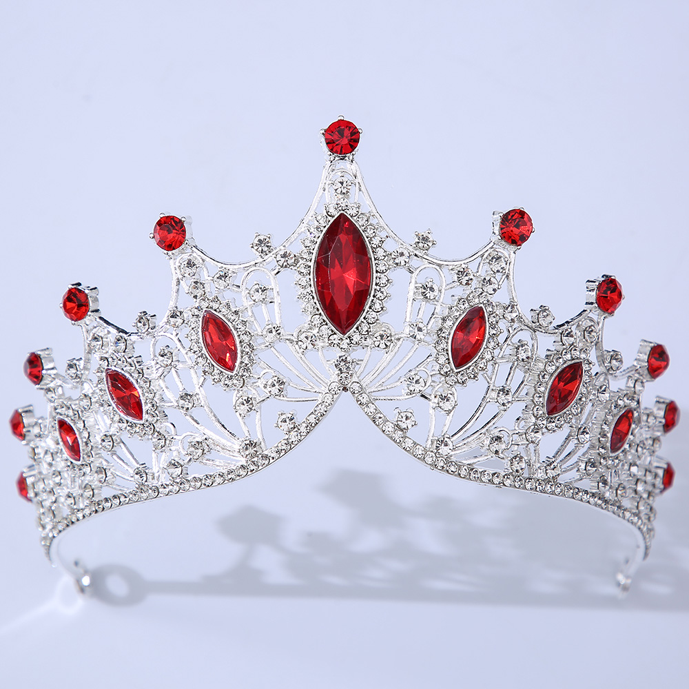 Wedding Crown Bridal Headpieces Gold Silver Black Color Rhinestone Crystals Diadem Queen Crowns Princess Tiaras Wedding Hair Jewelry
