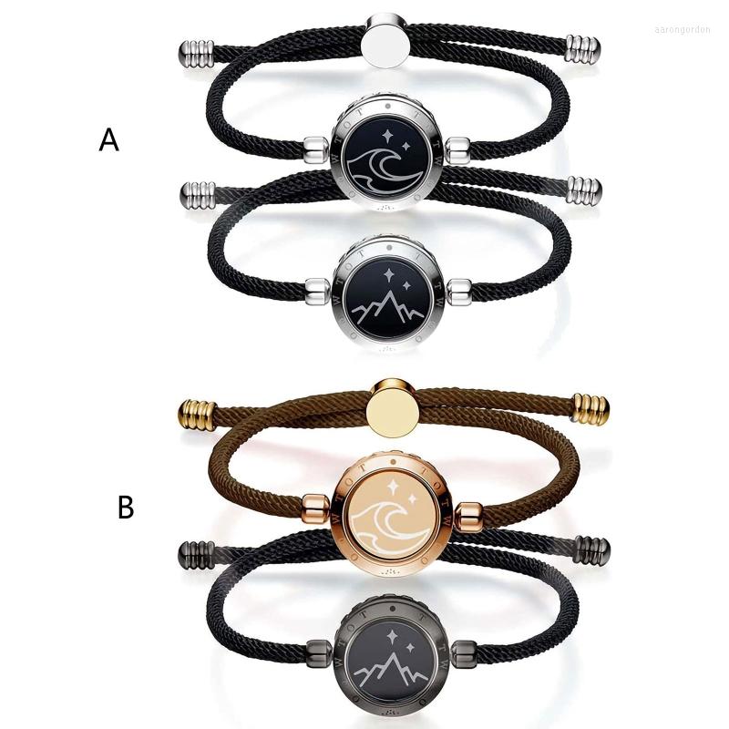 Charm Bracelets Long Distance Couple Smart Bracelet Bluetooth-compatible - Lovers Are Closer Than Ever Exquisite Gift For
Charm Bracelets Long Distance Couple Smart Bracelet Bluetooth-compatible - Lovers Are Closer Than Ever Exquisite Gift For