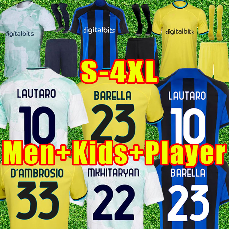 J.CORREA LUKAKU soccer jerseys 22 23 BARELLA LAUTARO INTERS ERIKSEN away DZEKO Gosens MILANS UNIFORMS Asllani Bellanova 2022 2023 men kids fans player version 3xl 4xl
J.CORREA LUKAKU soccer jerseys 22 23 BARELLA LAUTARO INTERS ERIKSEN away DZEKO Gosens MILANS UNIFORMS Asllani Bellanova 2022 2023 men kids fans player version 3xl 4xl