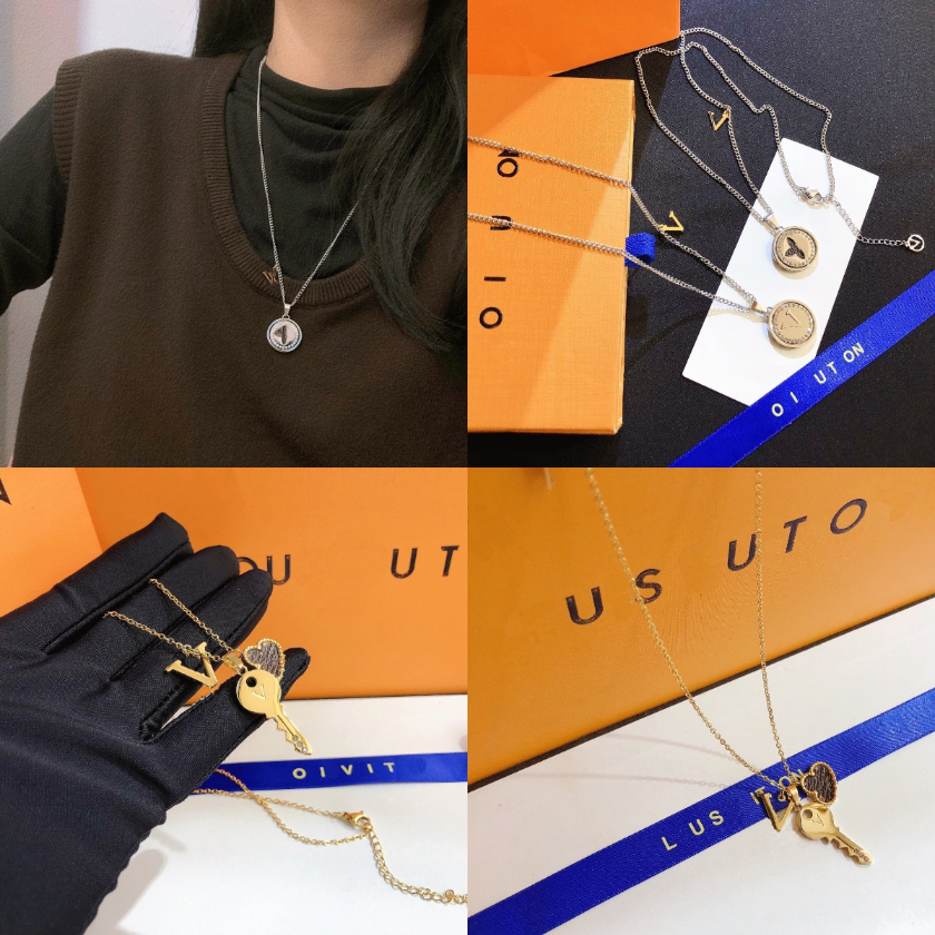 Luxury Fashion Necklaces Selected Quality Pendant Necklace Popular Brand Long Chains Designer Jewelry Accessories Design Gifts For Womens Couple 18k Gold Plated
Luxury Fashion Necklaces Selected Quality Pendant Necklace Popular Brand Long Chains Designer Jewelry Accessories Design Gifts For Womens Couple 18k Gold Plated