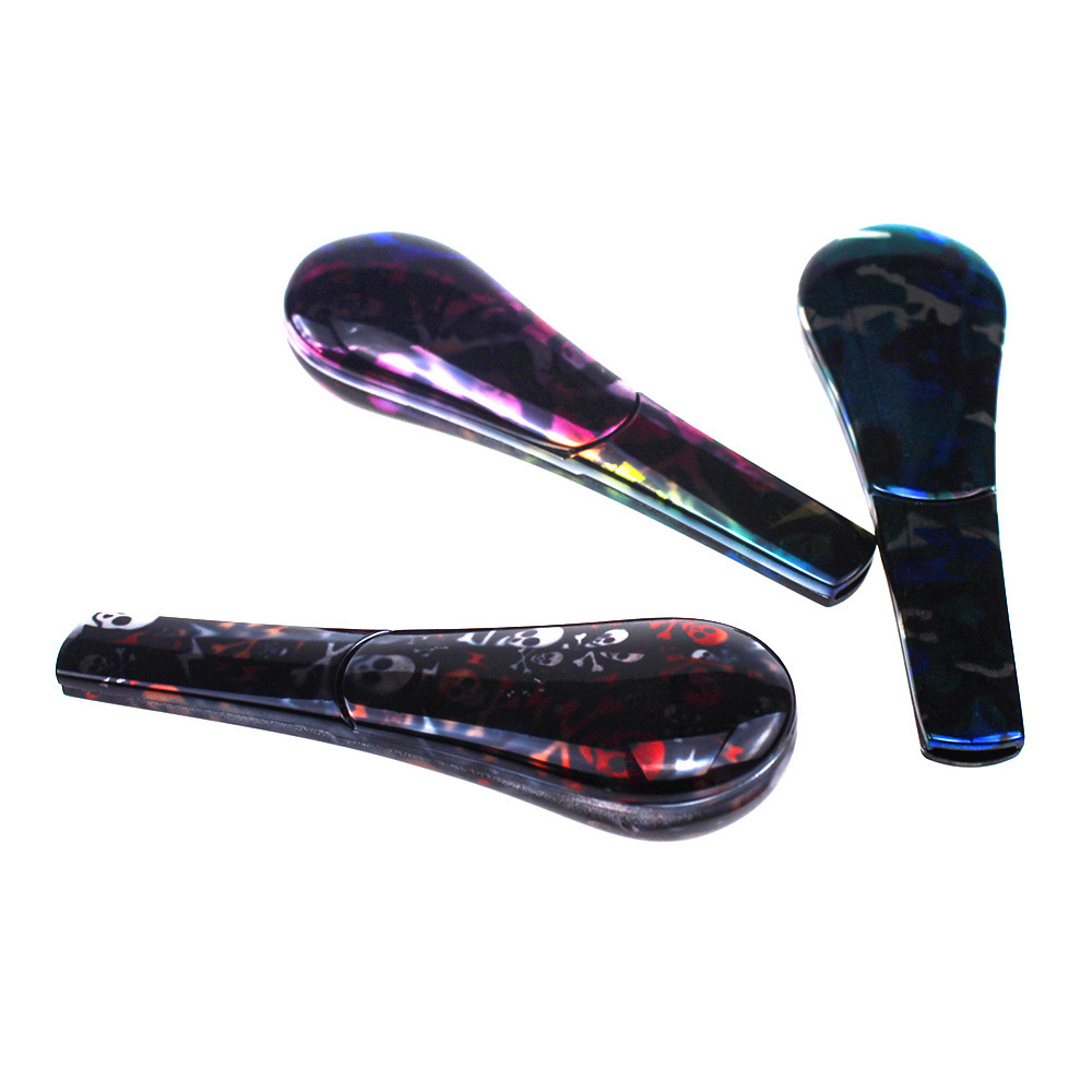 Metal Smoking Pipe Spoon glass Journey mini Bag flower Bubblers pipes With gift box Magnet Magnetic Portable dry herb tobacco 3.8 inches
Metal Smoking Pipe Spoon glass Journey mini Bag flower Bubblers pipes With gift box Magnet Magnetic Portable dry herb tobacco 3.8 inches